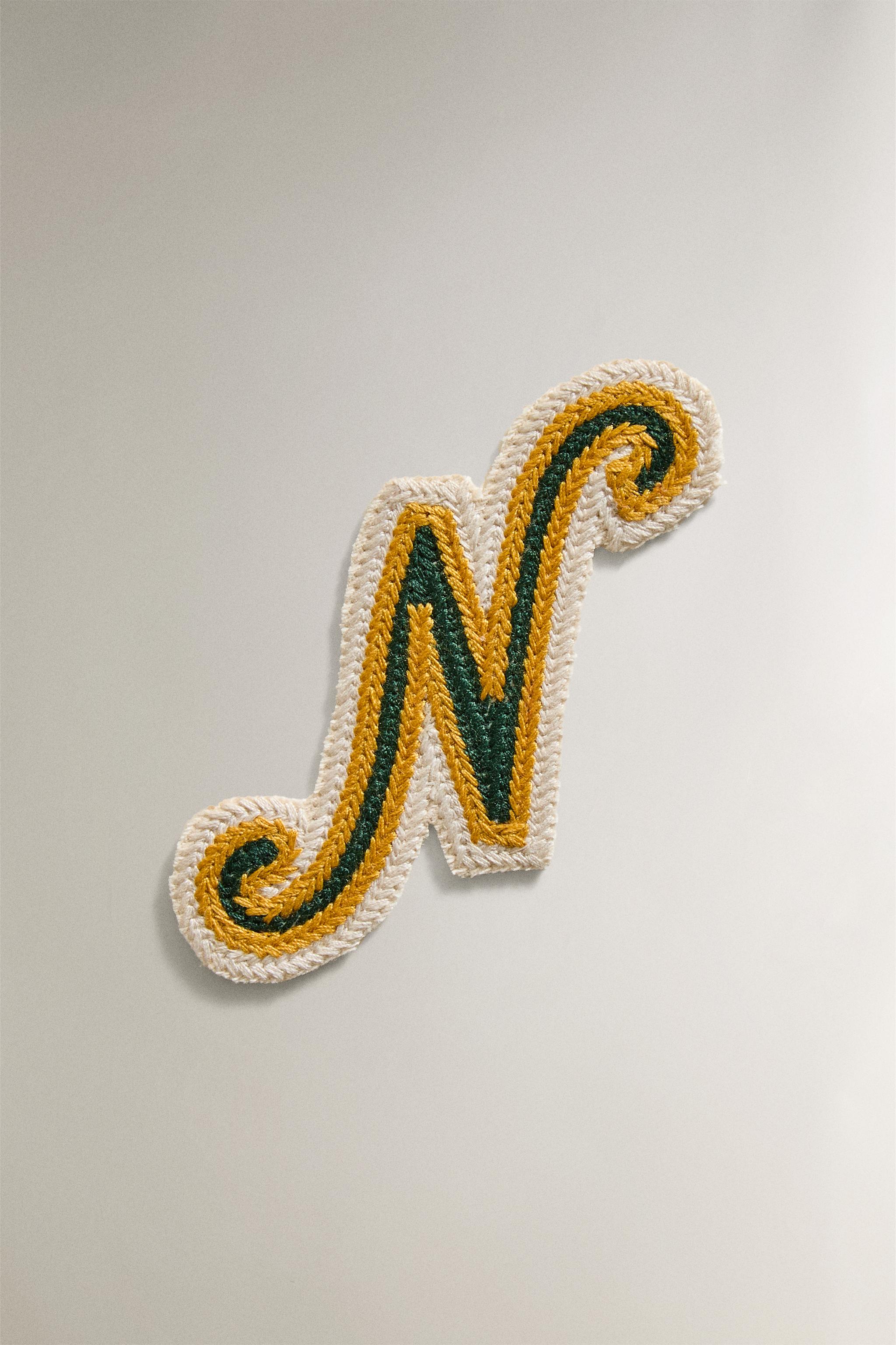 COTTON LETTER N PATCH